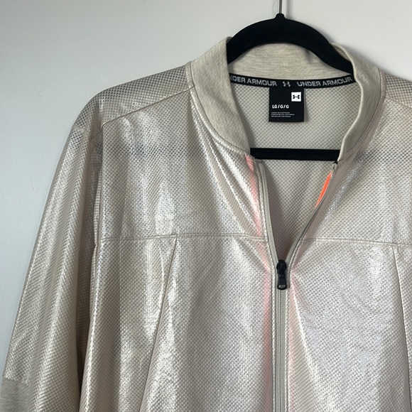 Under Armour | Beige Zip Up Jacket - Picture 5 of 12